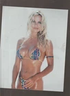 8X10-COLOR PHOTO OF-CLOSE  UP-PAM ANDERSON - BIKINI