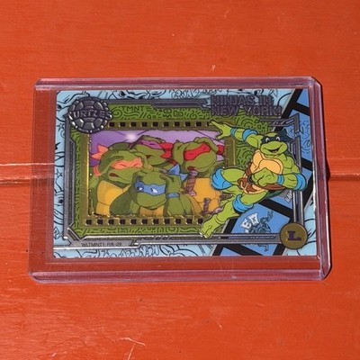 VanLuck TMNT Ninjas in New York Leonardo Foil Trading Card