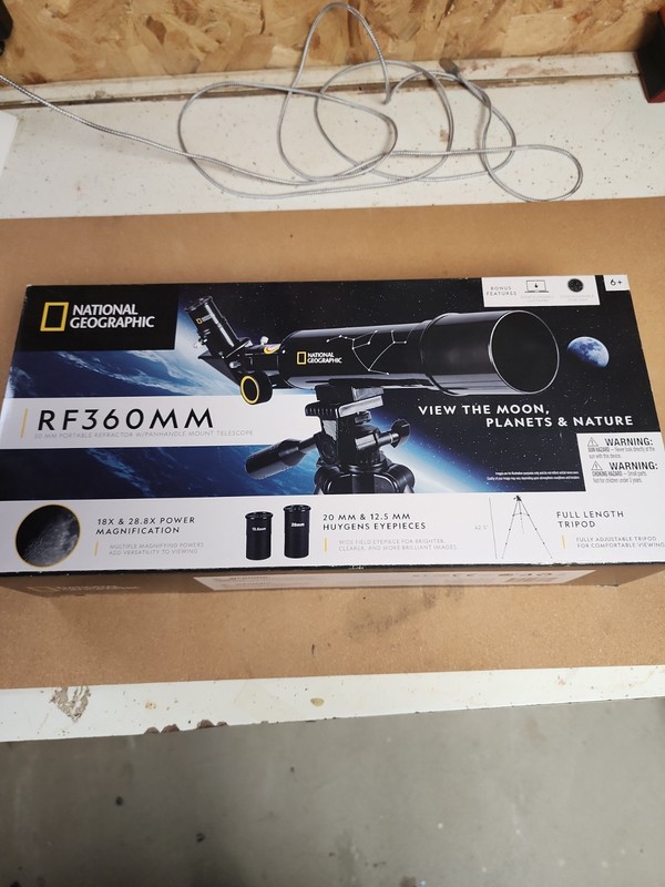 National Geographic 50mm Portable Refractor Telescope RF360MM