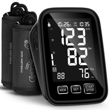 Blood Pressure Machine for Home Use - 9"-17" M/L  13"-21" XL Cuffs 2 Sizes