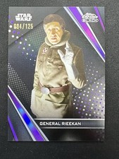 2023 Topps Chrome Black Star Wars General Rieekan Purple /125