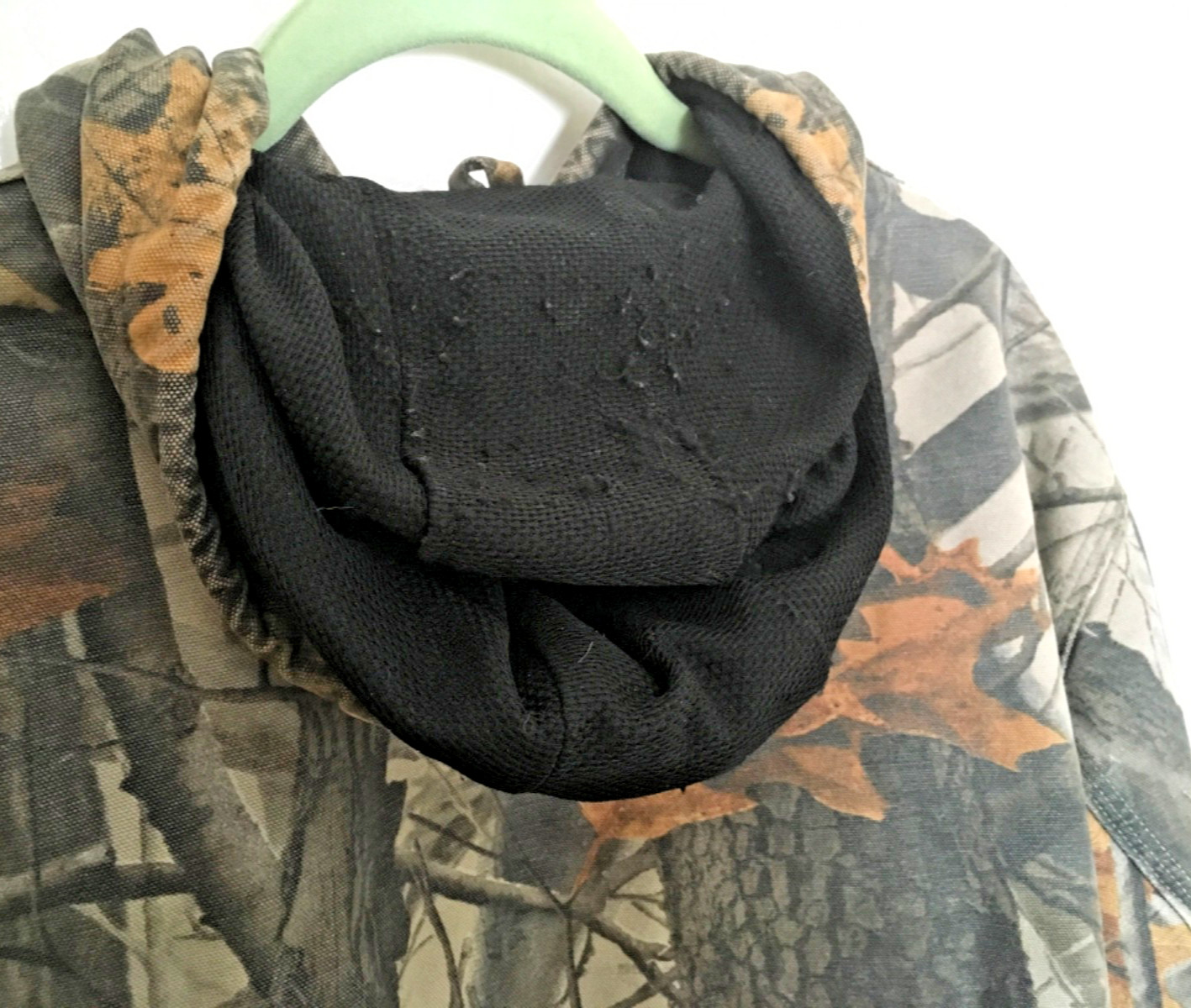 Carhartt Vintage Mens Hooded Jacket Realtree Hardwoods Camo J144 Coat Size L thumbnail 5