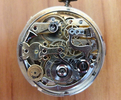 Repeater Chronograph Kalender Mondphasen Uhrwerk Taschenuhr