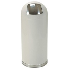 GRAINGER APPROVED 4PGG1 Trash Can,Round,15 ga...