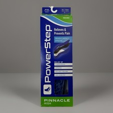 PowerStep Unisex Insoles Pinnacle High Arch Pain Relief Shoe Size E 5021-01E A4