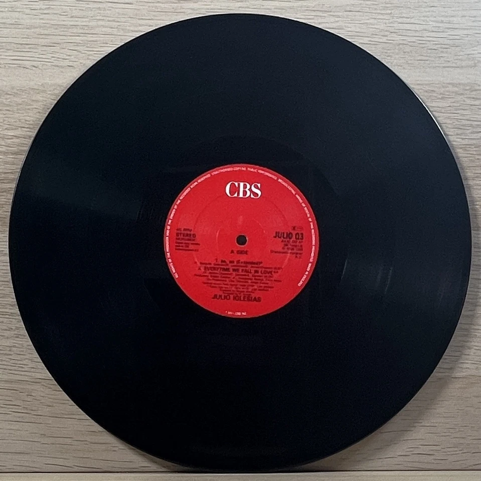 Julio Iglesias ae ao Extended 1988 Limited Ed 4 Track 12" Poster Sleeve - Image 4 of 4