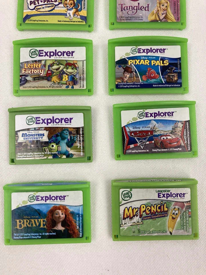 Leap Frog Leapster Explorer Learning Game System Console 39100 w/ 12 Games - Image 3 of 4