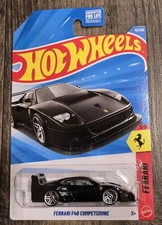 Hot Wheels 2026 Case C Ferrari F40 Competizion Black Mainline Card #63