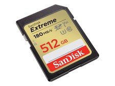 SanDisk Extreme 512GB SDXC Class 10 UHS-I 180MB/s 130 SDSDXVV-512G-GNCIN