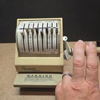 Paymaster 9000 Series Model 9000-8 Check Writer Money Order Machine  w/ Key — photo 8