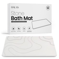 Stone Bath Mat- Diatomaceous Earth Bath Mats for Bathroom- Diatomite Bath Mat...