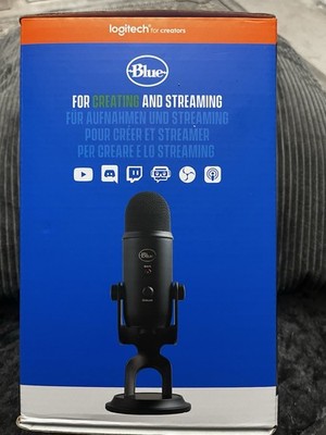 Blue Yeti Logitech Premium Multi-Pattern USB Mikrofon - Schwarz
