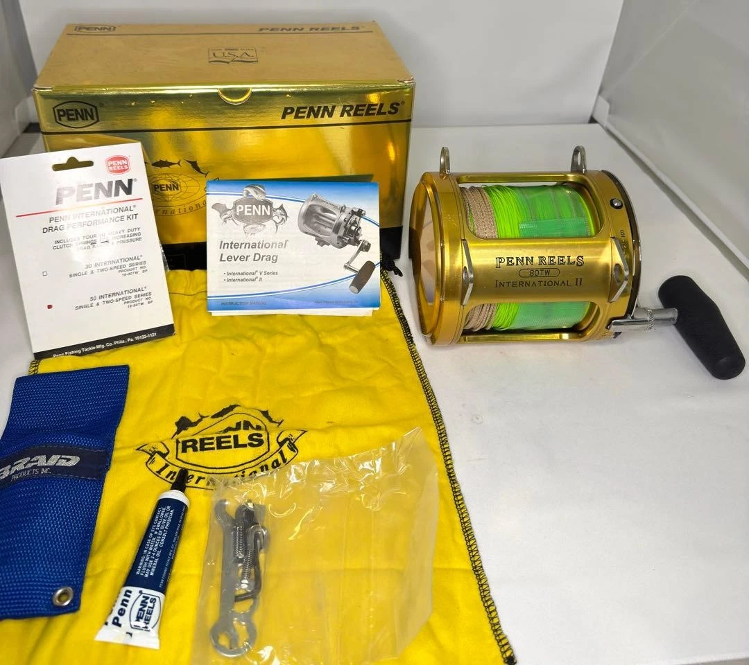 Preços baixos em Penn International 80 Molinetes de pesca para