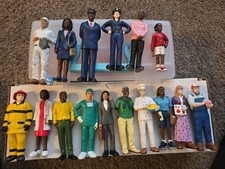 16 Educational play Figurines. Career/Profession/Family People Set   Lakeshore