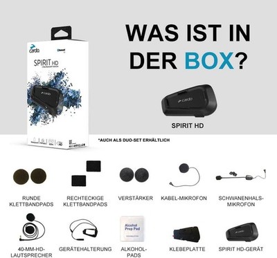 Cardo Spirit HD Bluetooth Motorrad Sprechanlage Defekt
