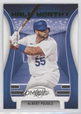2022 Panini Absolute Hall Worthy Retail Green Albert Pujols #HW-3 0j10