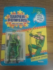 1985 Dc Kenner Super Powers Green Arrow. Moc New On Card