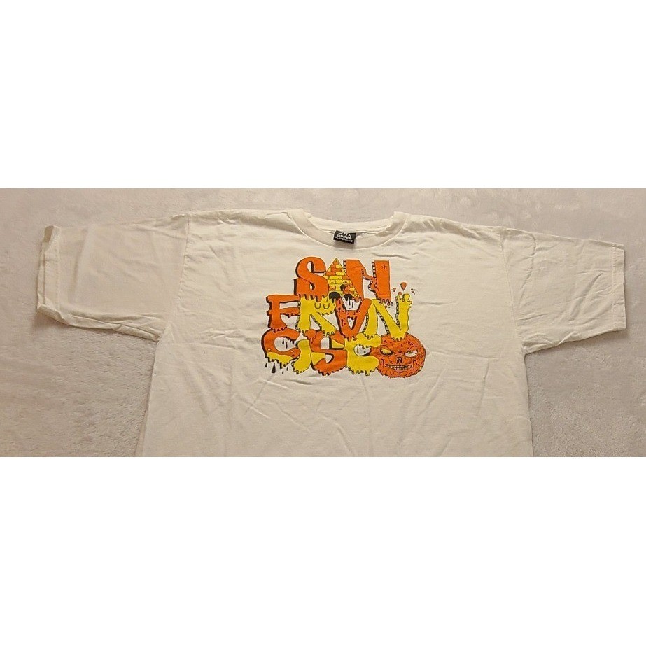 Upper Playground San Francisco Graphic T-Shirt White Mens Medium SF ...