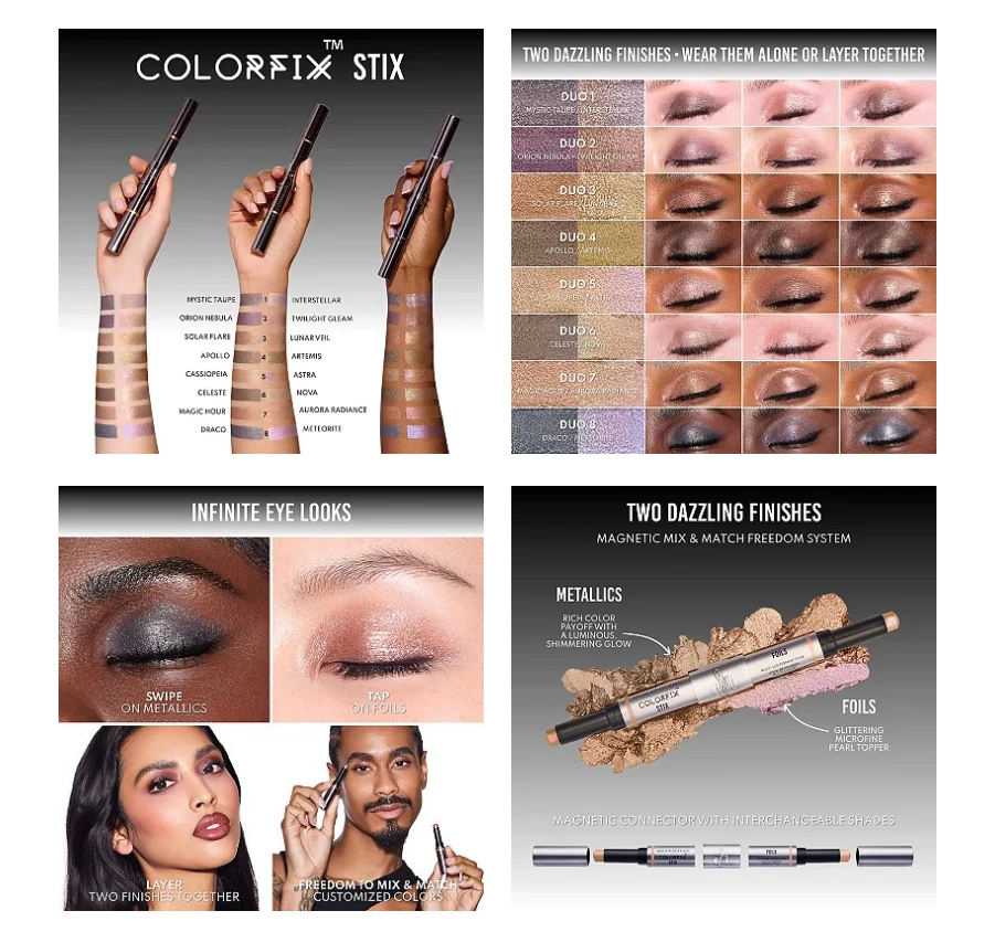 Danessa Myricks Colorfix Stix 8 Draco & Meteorite – Multi-Use Pearl Pigment New - Image 4 of 4