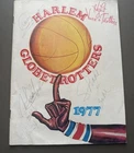 Harlem Globetrotters 1977 Signed Program/Meadowlark Lemon/Curly Neal
