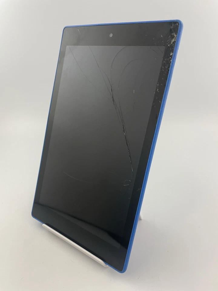 Amazon Kindle Fire HD 8 Tablet 5th Gen SG98EG Blue 8" Tablet Cracked Faulty #A - Image 3 of 4