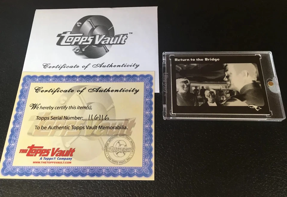 1979 Star Trek Topps Vault Mask Negative The Motion Picture #38 William Shatner - Image 2 of 4