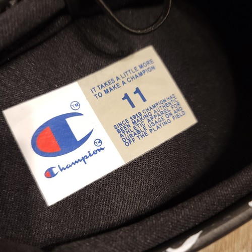 Champion Super Meloso Deformados Logotipo Zuecos Zapatos Interior/Exterior Para Hombre Talla 11 - Imagen 5 de 6