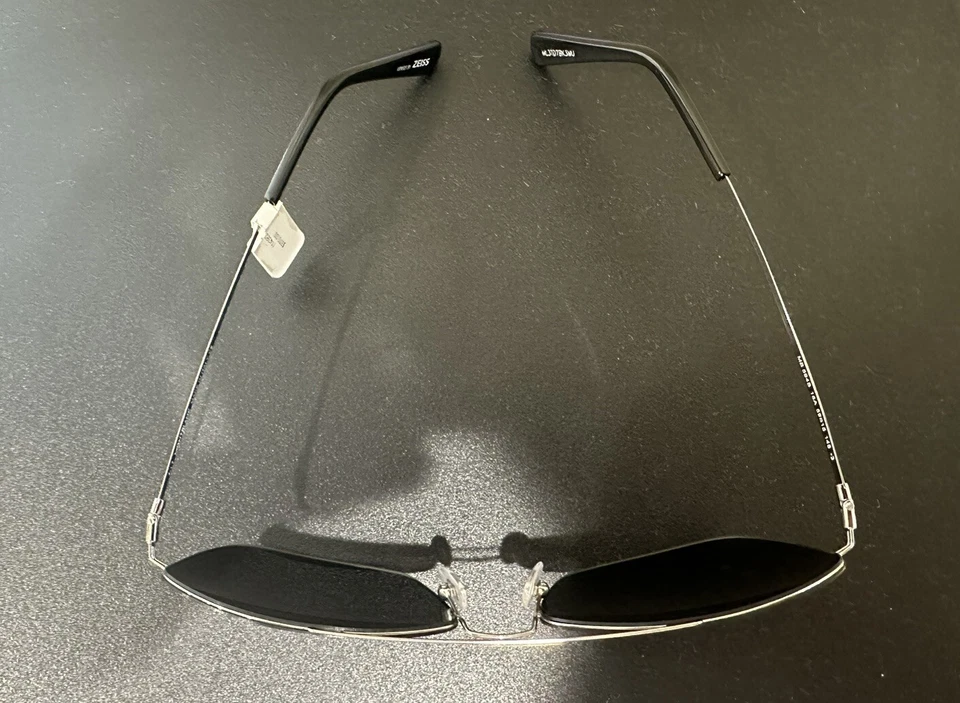 Gafas de sol Montblanc negras y grises oscuros lentes 114382. Nuevo. Precio de venta sugerido por el fabricante 370 $ - Imagen 2 de 4