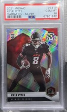 2021 Panini Mosaic Kyle Pitts Variation Silver RC Rookie PSA 10 GEM MINT