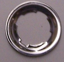 1965-1977 Corvette Escutcheon Door Lock Cylinder Alarm Lock Each