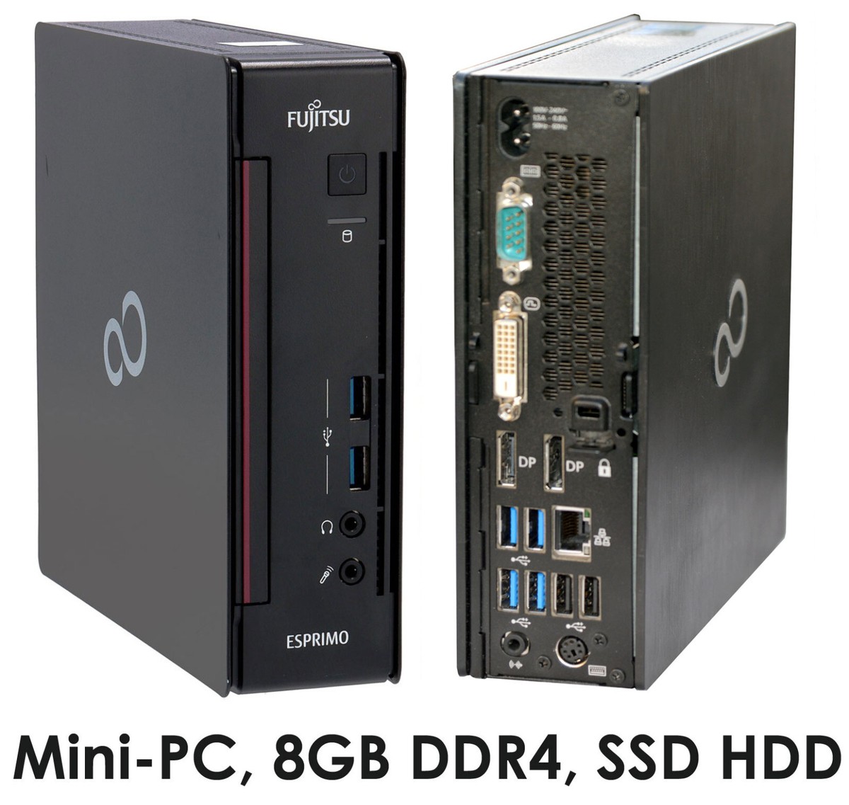 Windows10pro付　富士通高性能PC ESPRIMO Q956/MRE Mini Computer Fujitsu Q956 Intel i3 8GB DDR4 128GB SSD +