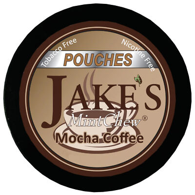 Jake's Mint Herbal Chew Mocha Coffee Pouches 1 Can