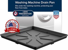 Bandeja de drenaje para lavadora | Construcción de plástico duradero extraíble