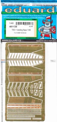 1/48 Eduard #481139 TBD-1 Devastator Landing Flaps For HBBS Kit