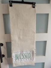 Rae Dunn Table Runner BLESSED Saint Patrick's Day Size 13 X 67 EUC