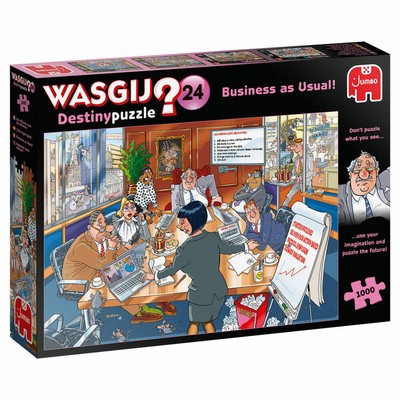 Jumbo Spiele Wasgij Destiny 24 Business as Usual! Puzzle Puzzlespiel 1000 Teile