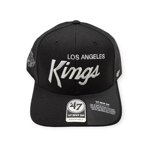 '47 Los Angeles Kings MVP DP Vintage Replica Script Adjustable Snapback Hat Cap