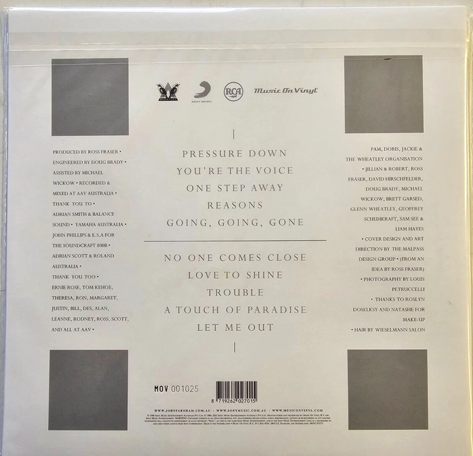 John Farnham Whispering Jack limited numbered marbled LP Album vinyl record NEW Foto 4 de 4