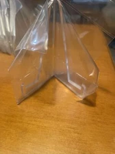 10 Clear Acrylic Trading Card Stands for Coins Sports Cards Display Holder NIB