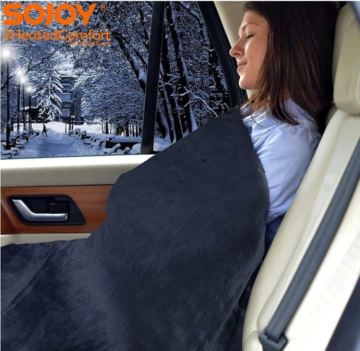 Sojoy 12V Electric Blanket Heated Car Truck Blanket Hi/Low Heatu0026Timer  Washable | eBay