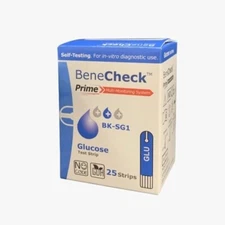 BENECHECK - Test Strips Accurate Glucose 25 Test Strips