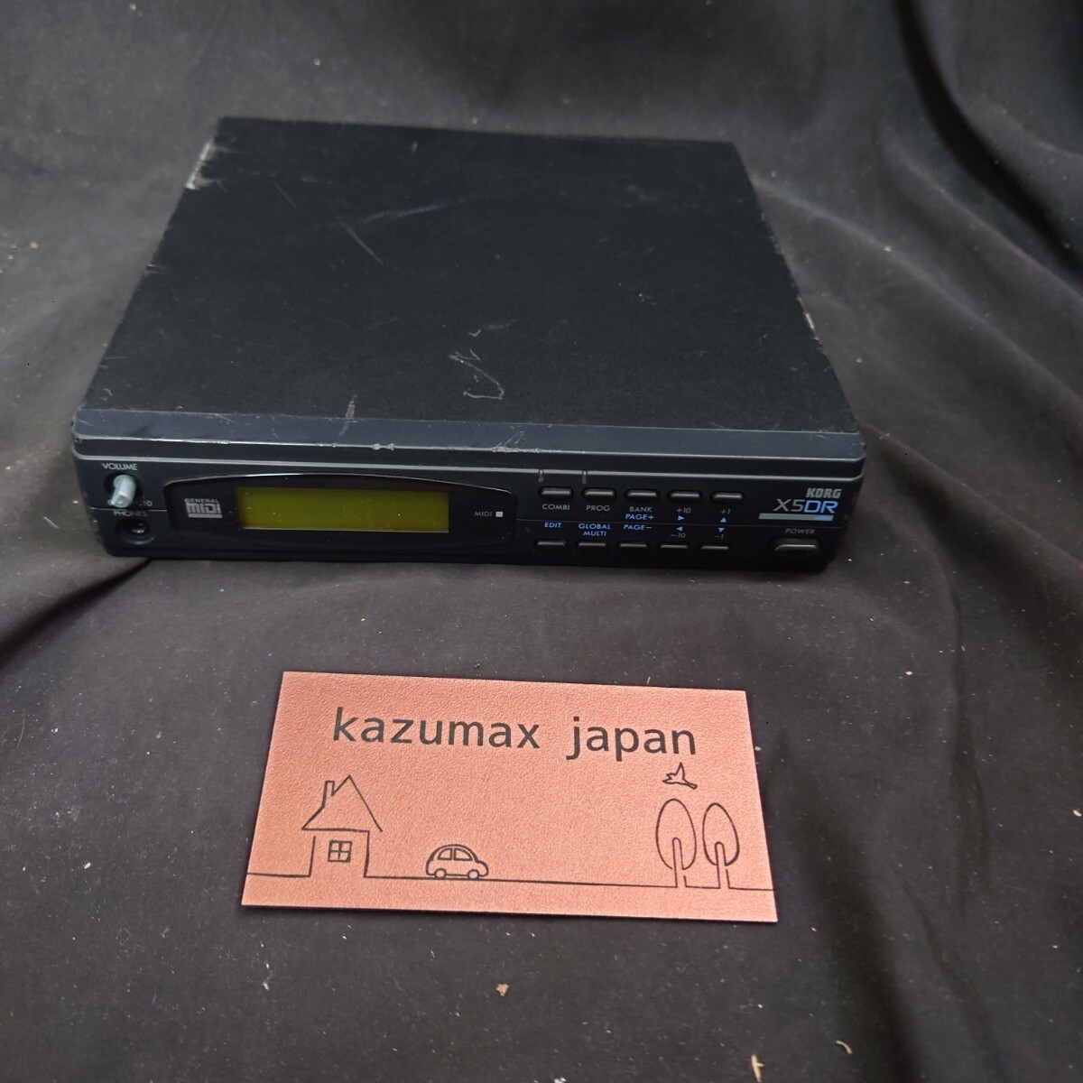 KORG 音源モジュール　X5DR KORG X5DR Sound Module Synthesizer Rack Unit PCM Tone