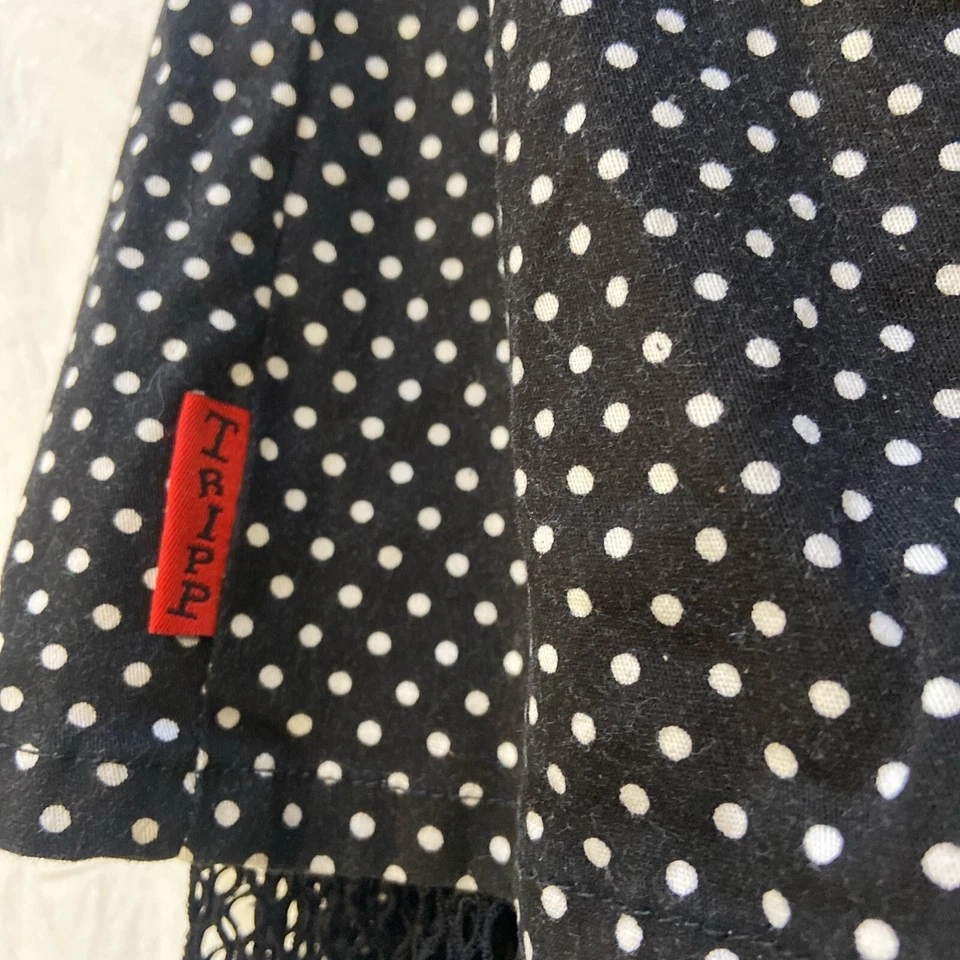 Vestido Corsé Vintage Tripp NYC Gótico Blanco y Negro Lunares Disfraz Fiesta Talla S Foto 4 de 4