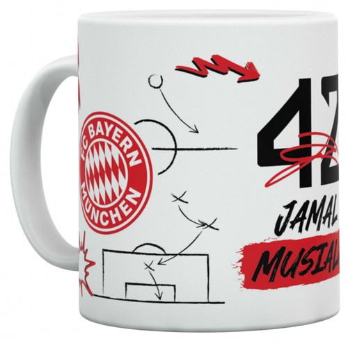 FC Bayern München Tasse - Musiala - weiß Kaffeetasse FCB - Bild 3 von 3