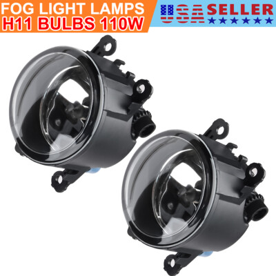 2 pcs Fit for Ford 110W Right Left Side Car Front Bumper Lamp Driving Fog Light