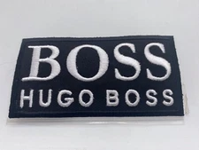 BOSS HUGO BOSS  NEW EMBROIDERED COMPANY IRON ON NAME PATCH TAG