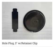 Lot of 50 - Merritt Plugs, 3” w/Retainer Clips