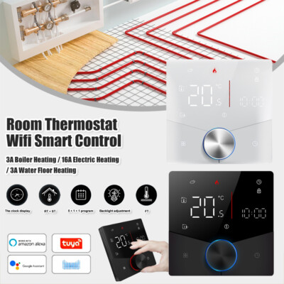 Tuya WiFi Thermostat Digital LCD Gas Boiler Raumthermostat Fußbodenheizung