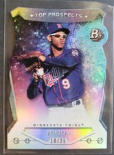 Byron Buxton 2014 Bowman Platinum Top Prospects Die-Cut Foil #/25 SSP
