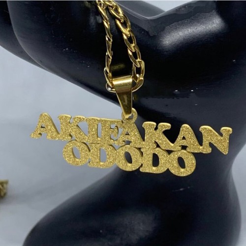 Custom Names Pendant Necklace Stainless Steel Personalized Jewelry Cuban Chain - Picture 47 of 49